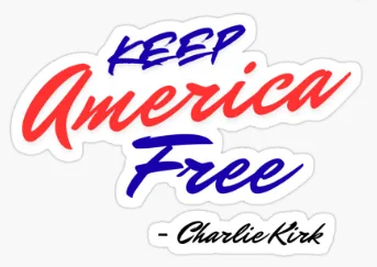 Keep America Free - CK Sticker